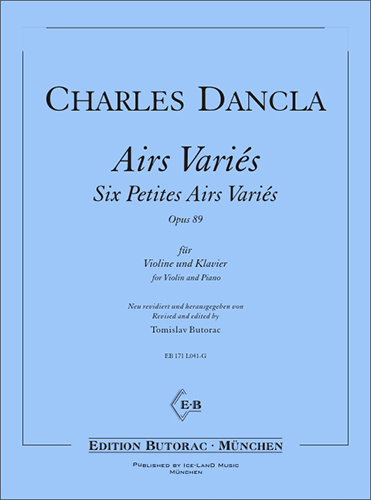 Cover - 6 Petites Airs Variès op. 89